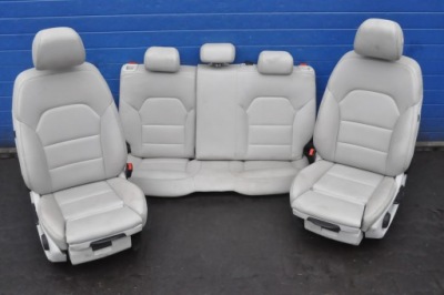 Mercedes w176 сиденья заднее сиденье светлая кожа фото №1