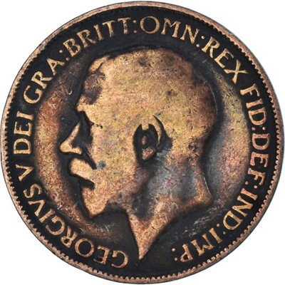 Moneta, Wielka Brytania, 1/2 Penny, 1911