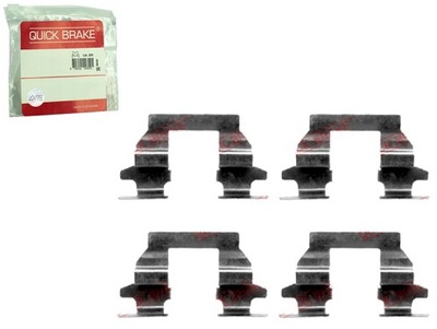 SET ASSEMBLY PADS REAR NISSAN 350Z MURANO I MURANO II X-TRAIL I  