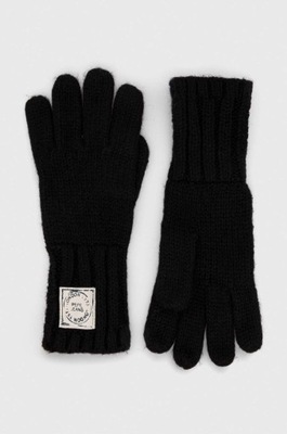 Pepe Jeans rękawiczki damskie kolor czarny PL080147.999