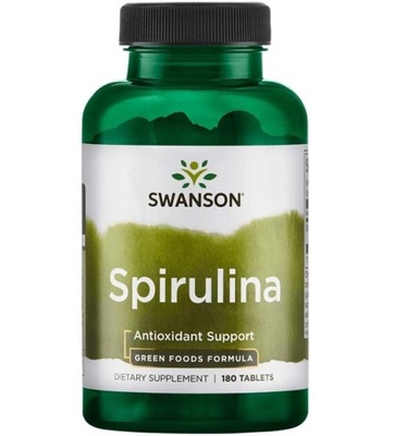 Spirulina 500 mg 180 tabletek Swanson