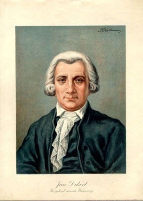 litografia 1917 Jan Dekert Prezydent Warszawy