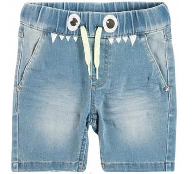 COOL CLUB Szorty, spodenki jeansowe chłopięce roz 92 cm