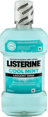 LISTERINE COOL MINT PŁYN DO PŁUKANIA JAMY USTNEJ ŁAGODNY SMAK 500 ML