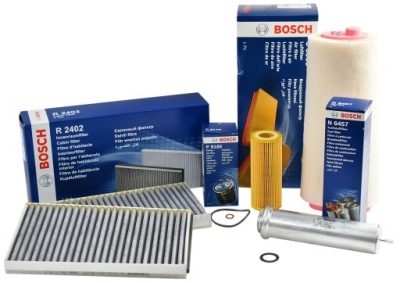 Bosch комплект набір фільтрів фільтри bmw 5 e60 e61 520d фото №1