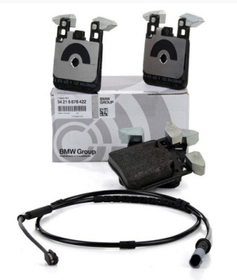 Тормозные колодки тормозные задние + датчик bmw 4 f32 f36 оригинальный номер фото №1