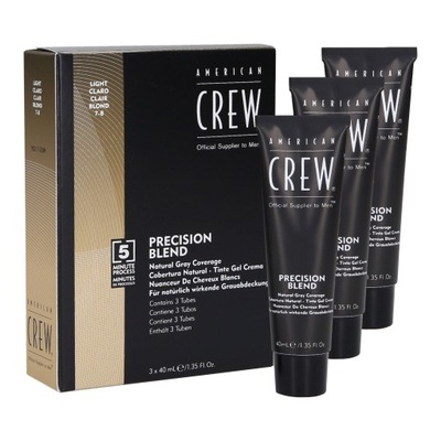 AMERICAN CREW BLEND ODSIWIACZ LIGHT (7-8) 3X40ML