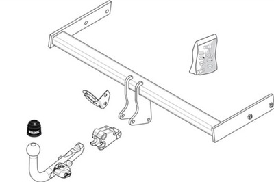 BRINK BARRA DE REMOLQUE GANCHO DE REMOLQUE VOLVO V70 3 (135) 07-  