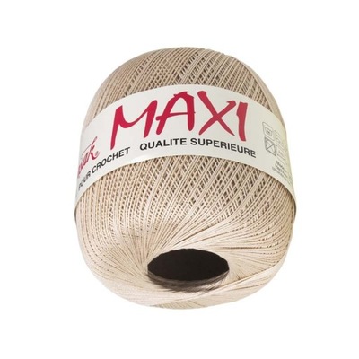 Kordonek MAXI bawełna 100g 565m BEŻOWY 301