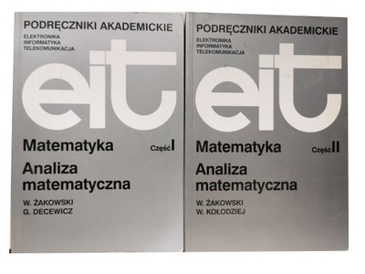 Podręczniki akademickie EIT matematyka Analiza