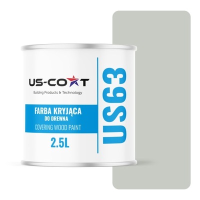 FARBA DO DREWNA KRYJĄCA DRZWI RENOWACJI BIAŁY PAPIRUS RAL9018 MAT 2,5L