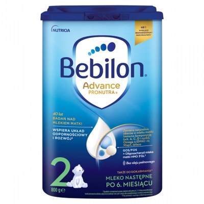 Bebilon 2 Pronutra-Advance Mleko następne 6m 800g