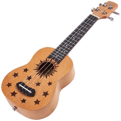 LAILA UFG-2111-C STARS Ukulele Sopranowe z pokrowcem