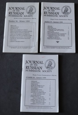 Journal of the Russian Numismatic Society nr 56-58 (rocznik 1995)