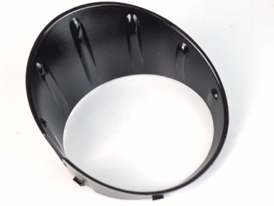 PROTECTION HALOGÈNE CHÂSSIS NOIR CHROME MINI R55 LIFT R56 R57 R58 DROITE 