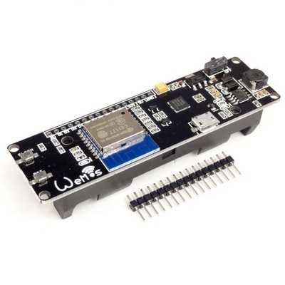 Moduł WiFi ESP8266 WROOM-02 z miejscem na baterie