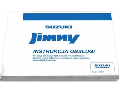 Suzuki Jimny 1998 - 2012 Instrukcja Obsługi