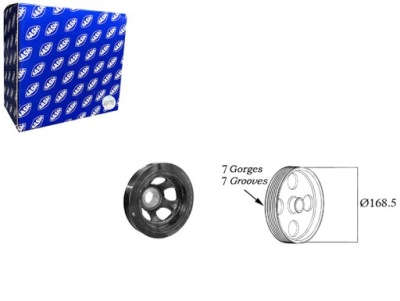 Шкив коленчатого вала коленчатого mercedes c cl203 c t-model s203 c t-model фото №1