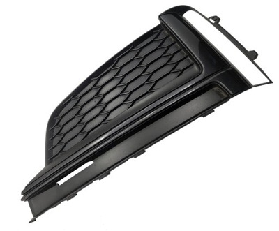 Решётка бампера левая audi a5 s5 black bez радара фото №1