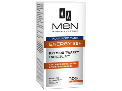 Kremy do twarzy AA MEN Energy 30+ 50 ml