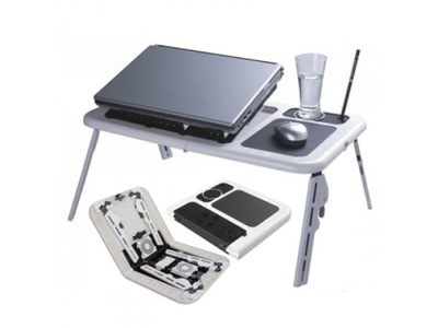 Stolik pod laptopa e-table chłodzenie