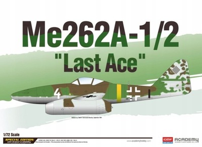 ACADEMY 12542 MESSERSCHMITT Me-262 A/1/SCHWALBE