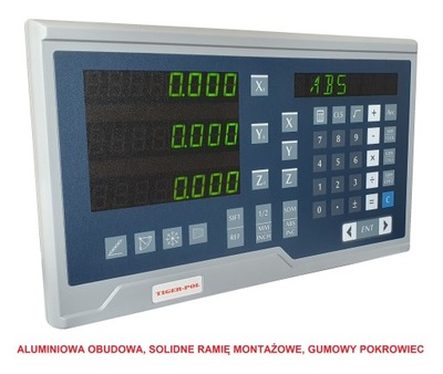 Czytnik, odczyt cyfrowy 3 osi LED 3 osie LINIAŁY gwarancja PL