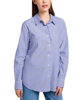 Koszula Lee POCKETLESS SHIRT 112351135 Blue Stripe L