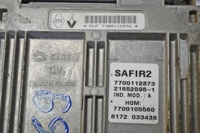 БЛОК УПРАВЛЕНИЯ SAFIR2 7700112873 7700112836 7700105560