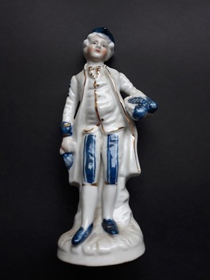 STARA PORCELANOWA FIGURKA VINTAGE SYGNOWANA