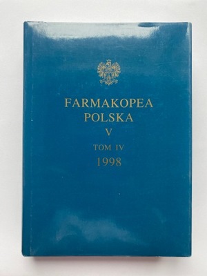 FARMAKOPEA POLSKA TOM IV 1998