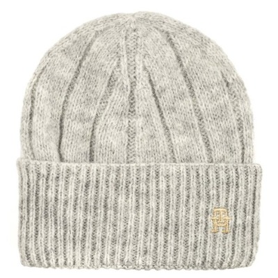 Czapka Damska Tommy Hilfiger Timeless Beanie Szara