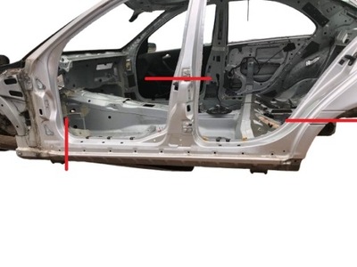 C KLASA W203 LIFT PRÓG SŁUPEK LEWY SEDAN