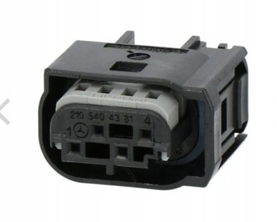 Оригинальная штекер 4-pin mqs mercedes-benz a2105404381 фото №1