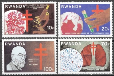 Rwanda - medycyna** (1982) SW 1186-1189