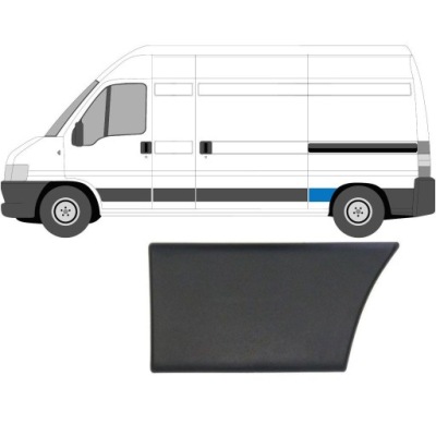 Молдинг кузов ліва citroen jumper peugeot boxer 2002-2006 8546.k6 фото №1