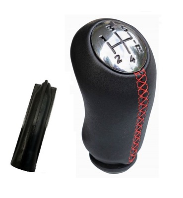 Ручка переключения передач 5b кожа do renault captur clio megane scenic thalia фото №1