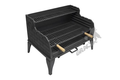 Grill rodzinny duży nr 3 - niski żeliwny solidny