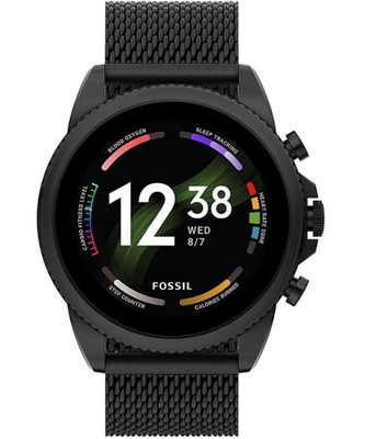 Zegarek Fossil Gen 6 FTW4066 Czarny Smartwatch męski kwarcowy