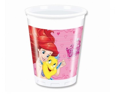 Kubeczki księżniczki kubki Disney Ariel 8szt