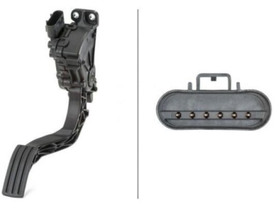 Педаль газу датчик hella 6pv 010 946-151 фото №1