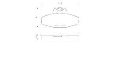 Bosch 986 424 373 набір гальмівних колодок гальмівних, гальма дискові фото №1