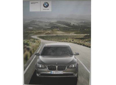 BMW 7 F01 książka obsługi PL BMW 7 F02 2008-2012