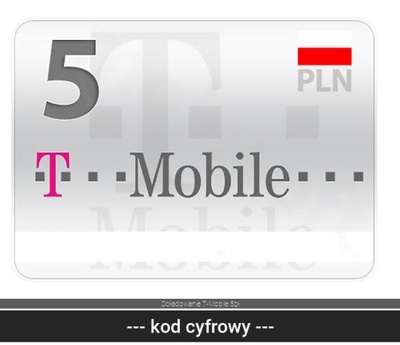 Doładowanie T-Mobile 5zł