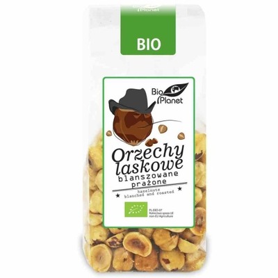 ORZECHY LASKOWE PRAŻONE BLANSZOWANE BIO 100 g BIO