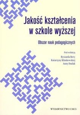 Jakość kształcenia w szkole wyższej