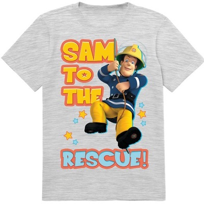 T-SHIRT KOSZULKA STRAŻAK SAM FIREMAN 104 JAKOŚĆ