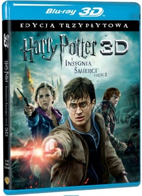 Blu-Ray 3D + 2x Blu-Ray: HARRY POTTER I INSYGNIA ŚMIERCI - Część 2