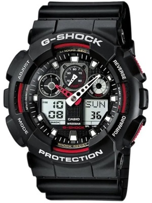 Zegarek Męski CASIO G-SHOCK GA-100-1A4ER 20 Bar Do Nurkowania+ BOX