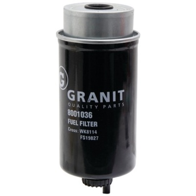 FILTRO COMBUSTIBLES 69MM 83MM 8001036 GRANIT  